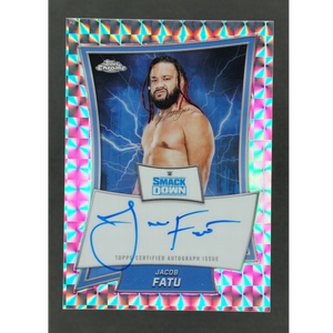Jacob Fatu 2025 Chrome Blue Brand Geometric Auto #BBA-JAC