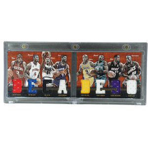 Iverson, Wallace, Allen, Johnson, Exel, Johnson, Mourning, Kemp 2011 Preferred Decades `90 63/199 Memorabilia #6