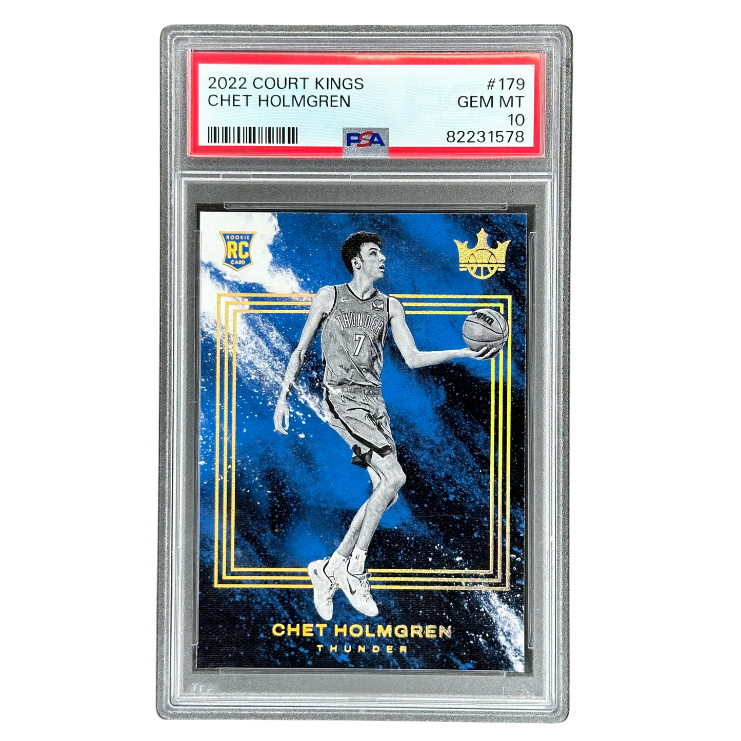 Chet Holmgren 2022 Court Kings Level IV RC Rookie Card PSA 10 #179