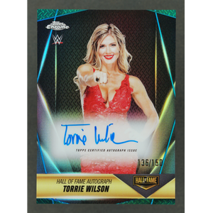 Torrie Wilson 2025 Chrome Hall of Fame Auto 136/150 #HOF-TW