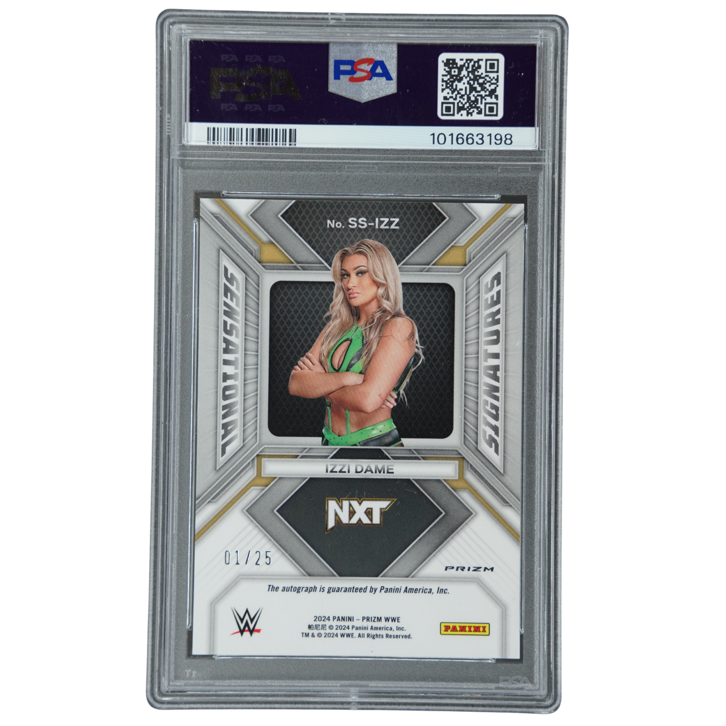 Izzi Dame 2024 Prizm Mojo Auto RC 1/25 PSA 8 #SSIZZ