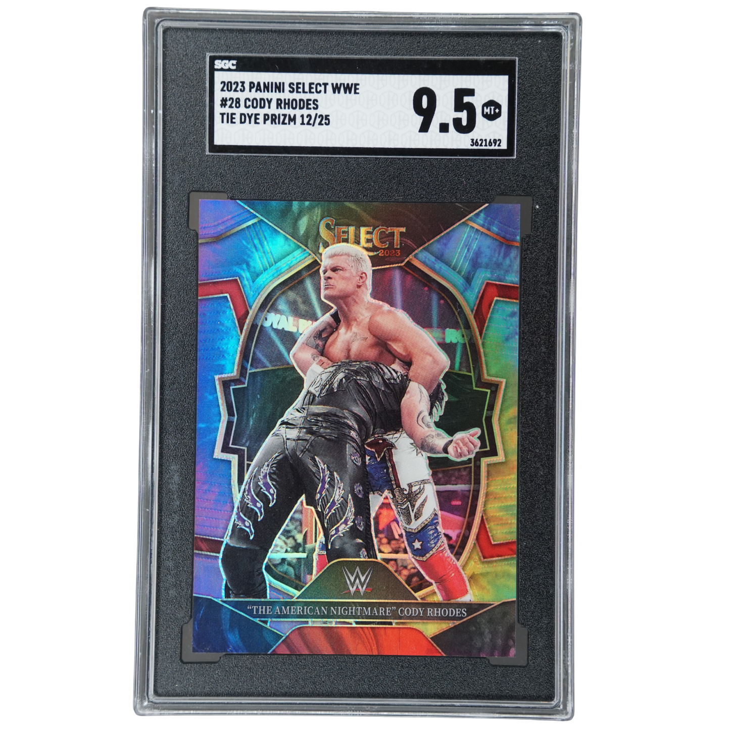 Cody Rhodes 2023 Select Tie-Dye 12/25 SGC 9.5 #28