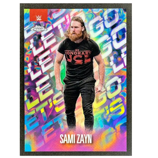 Sami Zayn 2025 Chrome Lets Go #LG-SZ