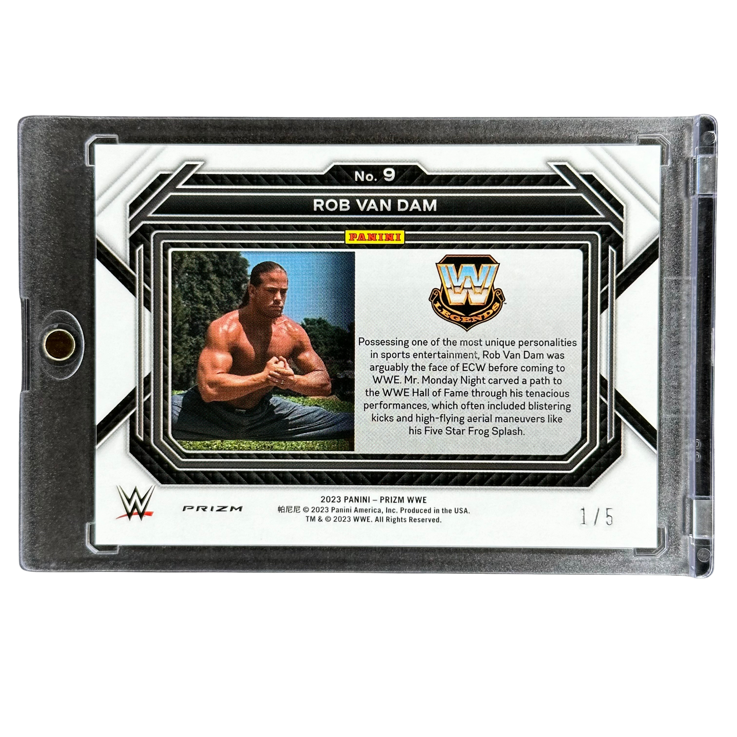 Rob Van Dam 2023 Prizm Gold Shimmer 1/5 #9