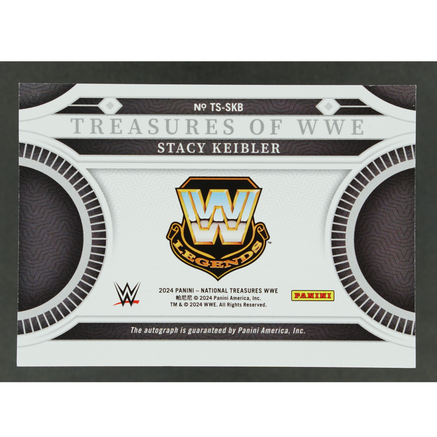 Stacy Keibler 2024 National Treasures of WWE Auto 59/99 #TS-SKB