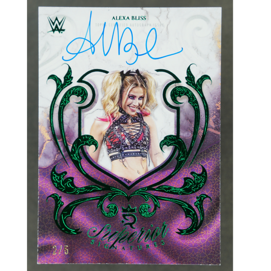 Alexa Bliss 2025 Royalty Superior Signatures 2/5 #SUP-ABL