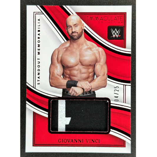 Giovanni Vinci 2023 Immaculate Memorabilia 4/25 #SS-GVC