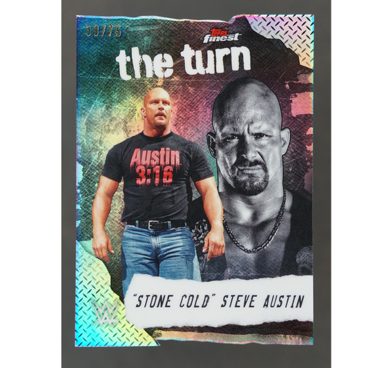 "Stone Cold" Steve Austin 2025 Finest The Turn 38/75 #TT-SA