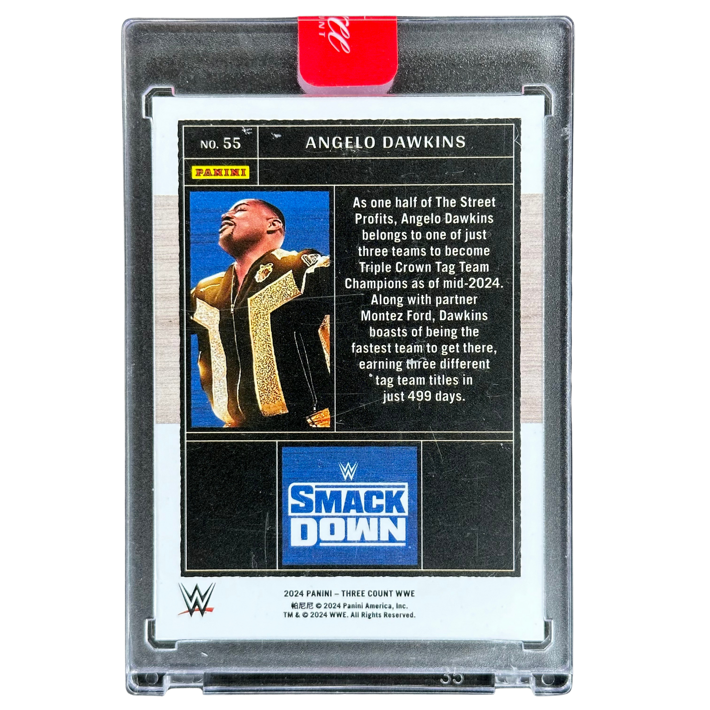 Angelo Dawkins 2024 Three Count 1/2 #55