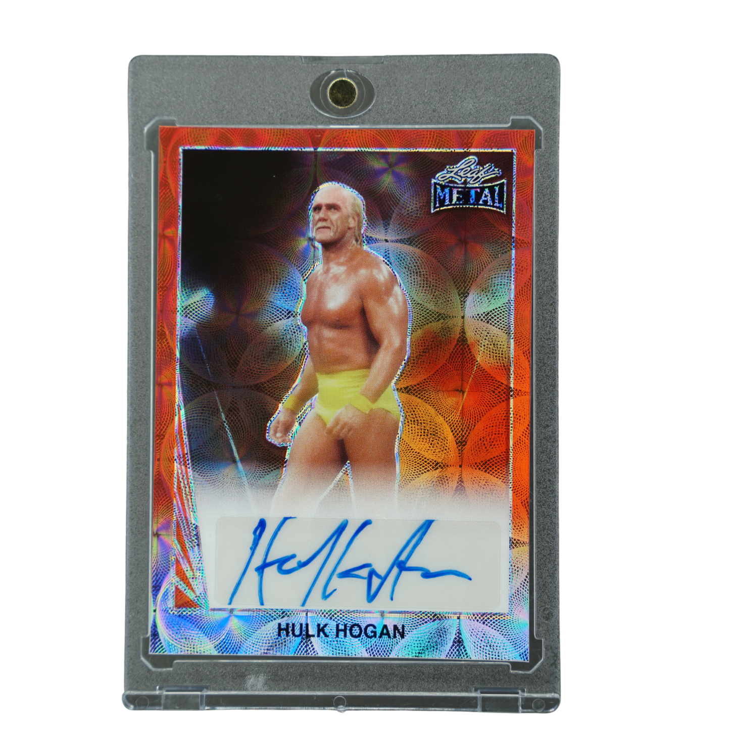 Hulk Hogan 2024 Leaf Metal Auto 1/1 #90A-HH1