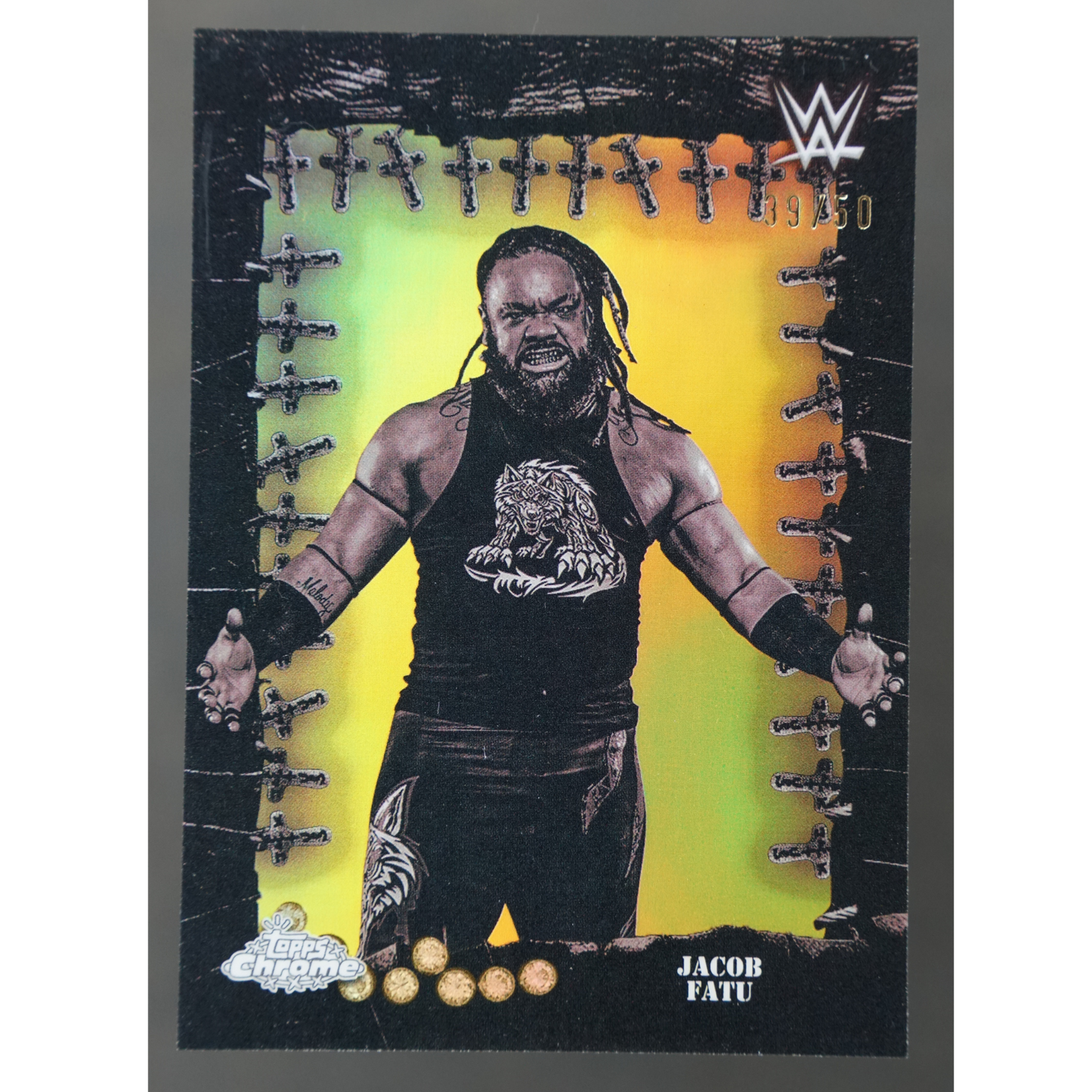Jacob Fatu 2025 Cactus Jack Gold Famed Phantoms 39/50 #FMP-29