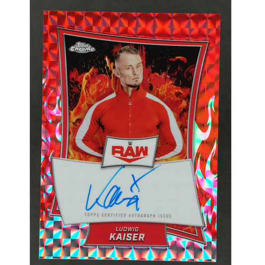 Ludwig Kaiser 2025 Chrome Red Brand Red Geometric Auto 3/5 #RBA-LWG
