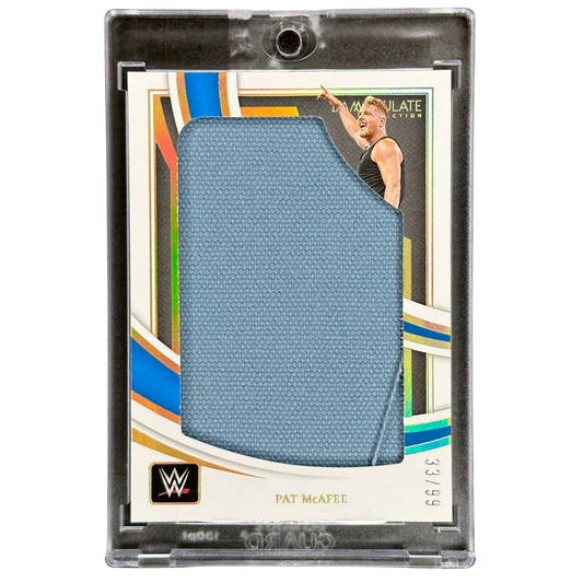 Pat McAfee 2022 Immaculate Memorabilia 33/99 #RC-PMC