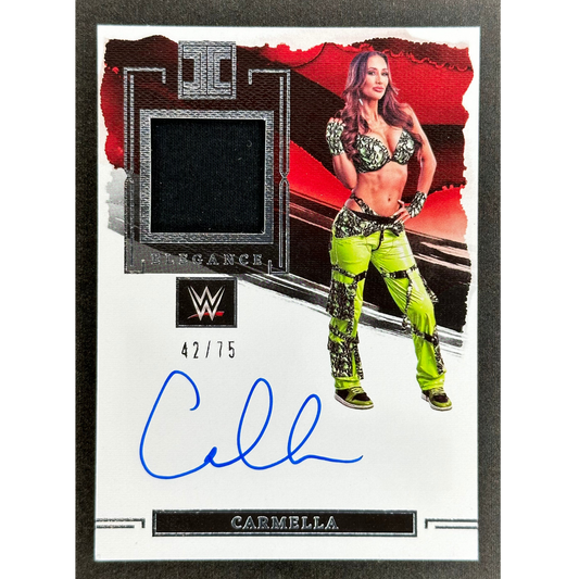 Carmella 2023 Impeccable Elegance Memorabilia Auto 42/75 #EM-CML