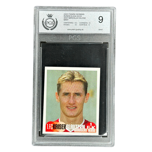 Miroslav Klose 2002 Panini Sticker 1. FC Kaiserslautern PGS 9 #267