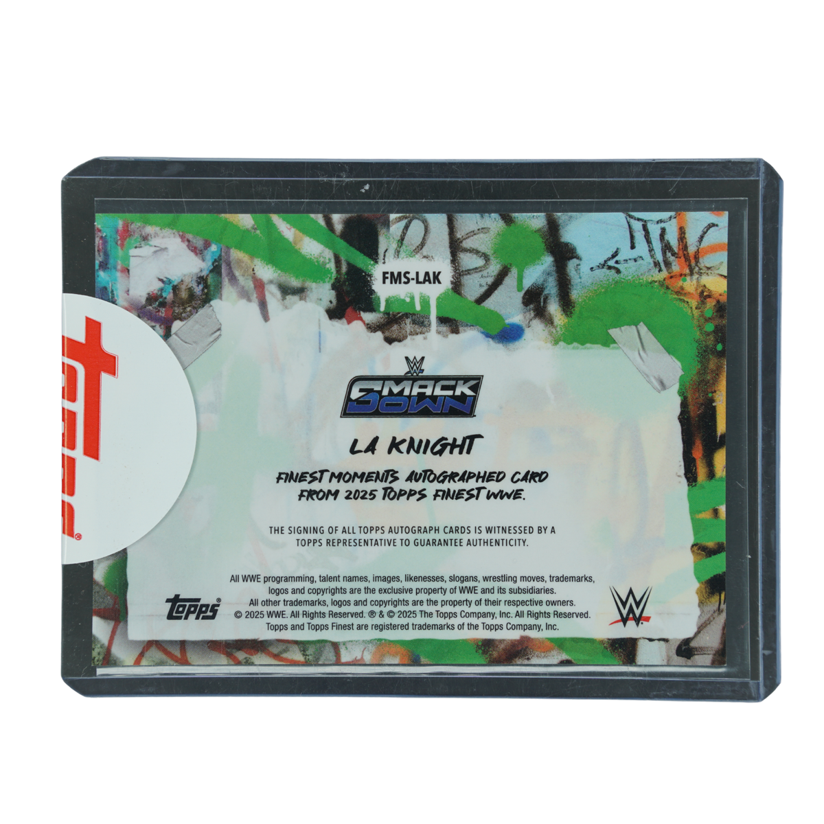 LA Knight 2025 Finest Moments Auto 47/75 #FMS-LAK