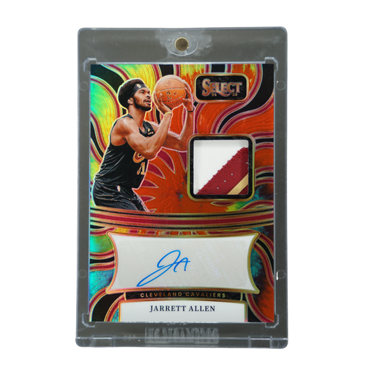 Jarrett Allen 2024 Select Tie-Dye Memorabilia Auto 1/25 #AM-JAR