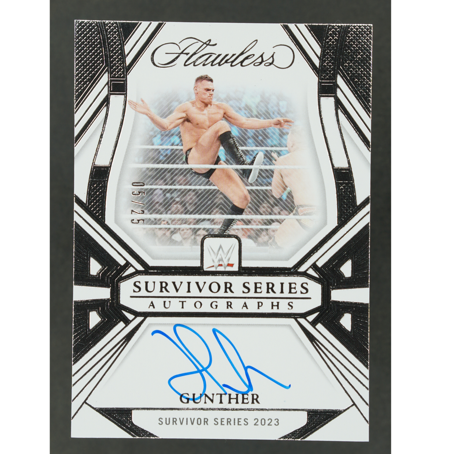 Gunther 2024 Flawless Survivor Series Auto 5/25 #SV-GTH