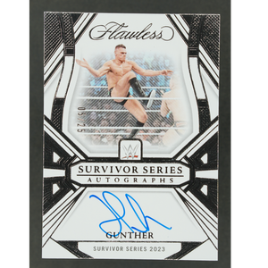 Gunther 2024 Flawless Survivor Series Auto 5/25 #SV-GTH