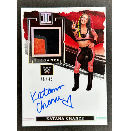 Katana Chance 2023 Impeccable Elegance Memorabilia Auto 40/49 #EM-KCH