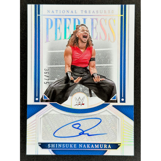 Shinsuke Nakamura 2024 National Treasures Peerless Auto 36/75 #PL-SHN