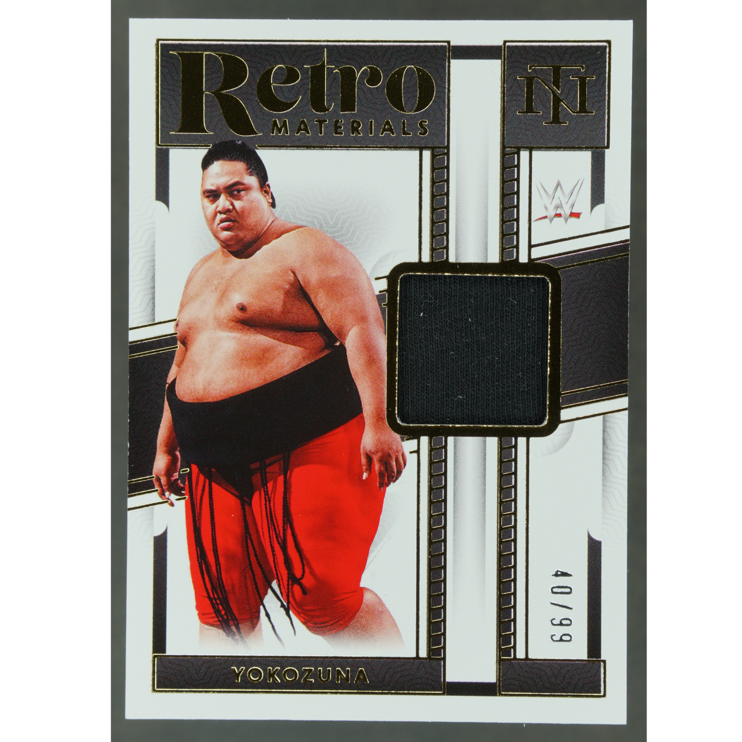 Yokozuna 2024 Retro Materials Memorabilia 40/99 #RM-YKZ