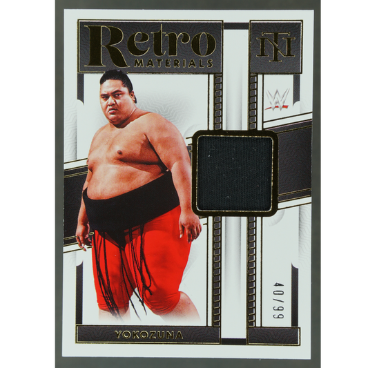 Yokozuna 2024 Retro Materials Memorabilia 40/99 #RM-YKZ