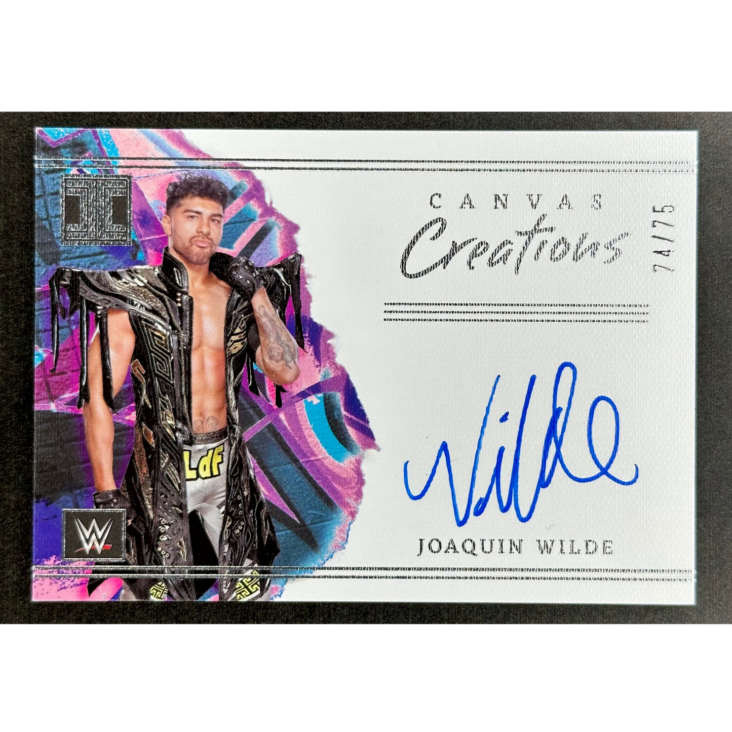 Jaquin Wilde 2023 Impeccable Canvas Creations Auto 74/75 #CC-JWL