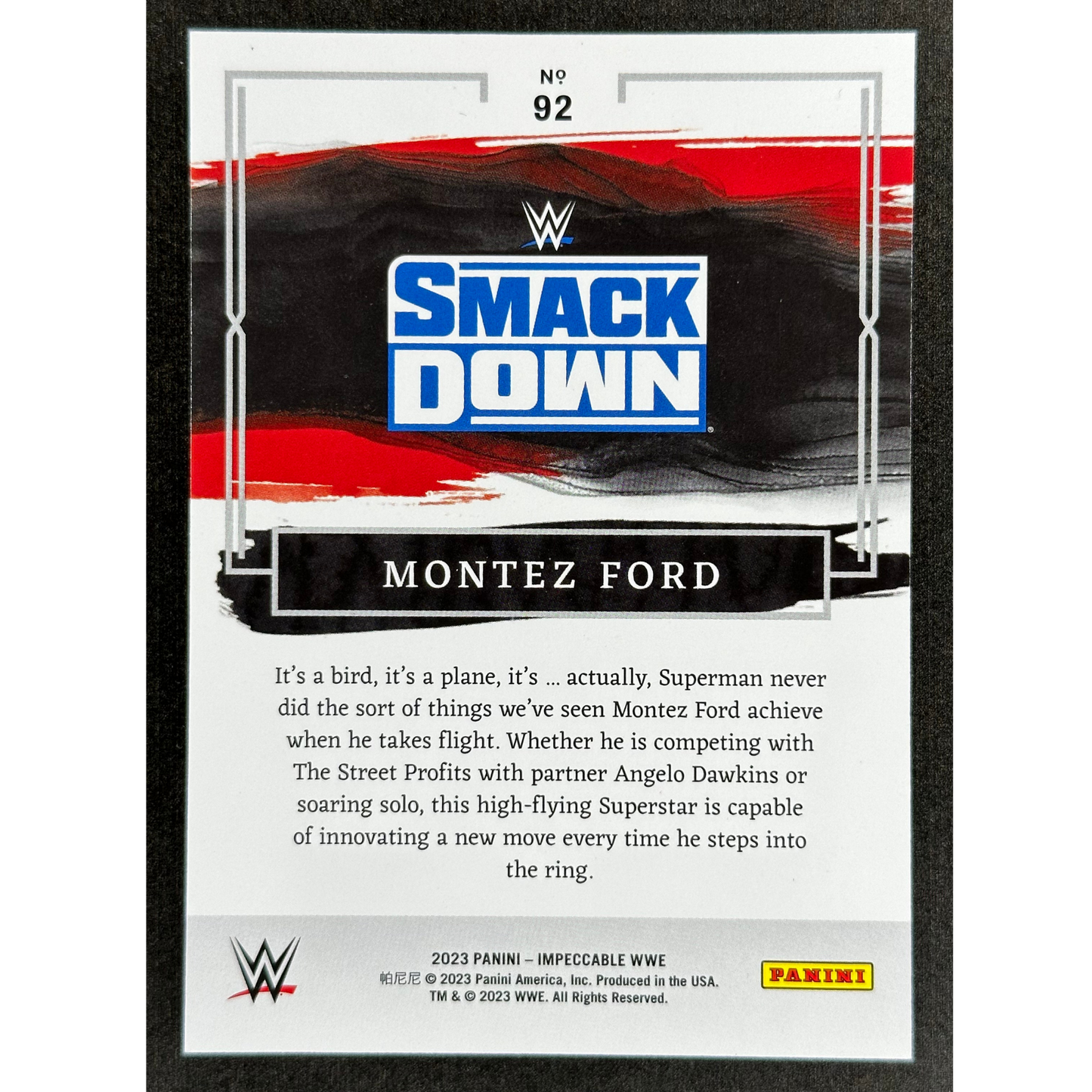 Montez Ford 2023 Impeccable 14/49 #92