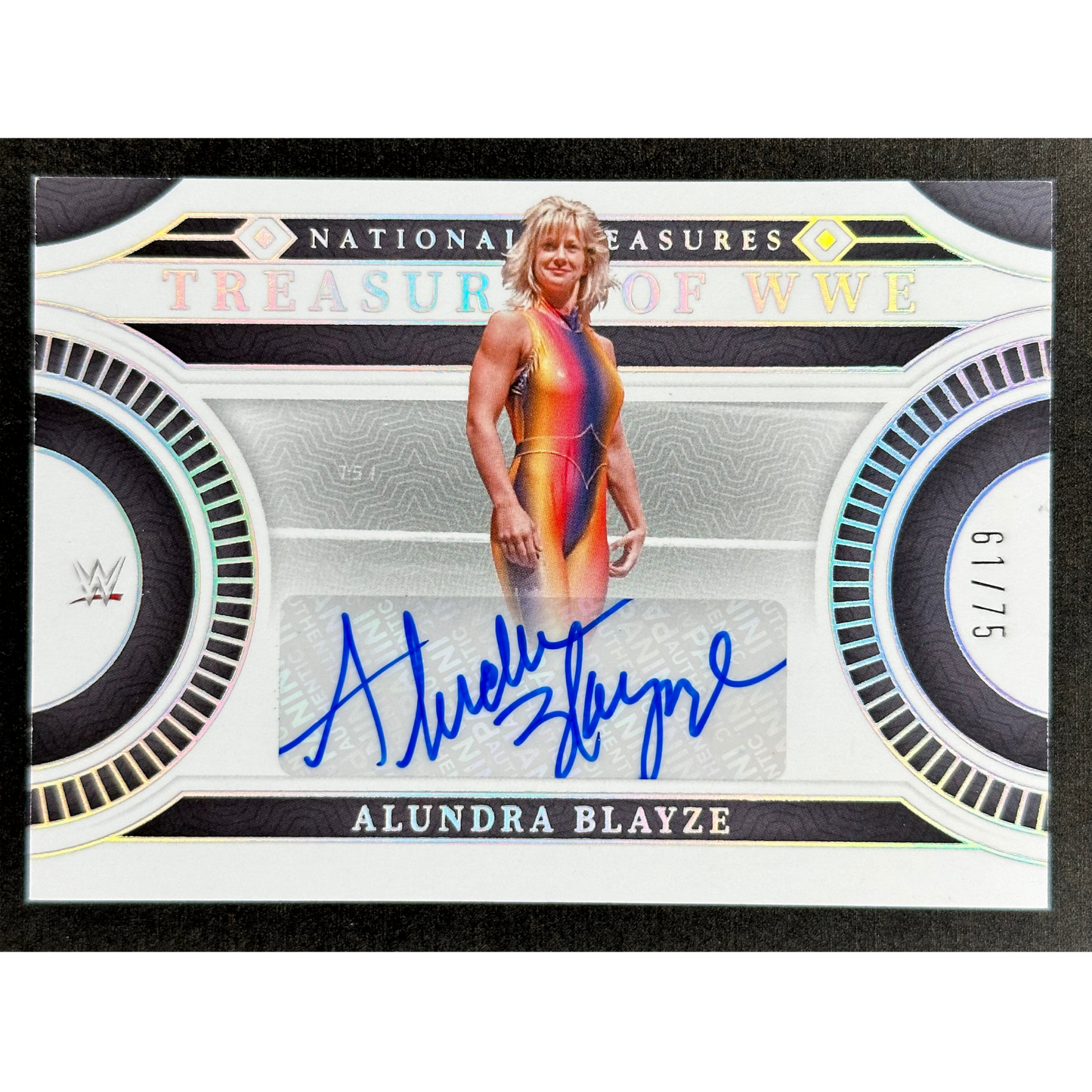 Alundra Blayze 2024 National Treasures of WWE Auto 61/75 #TZ-ABZ