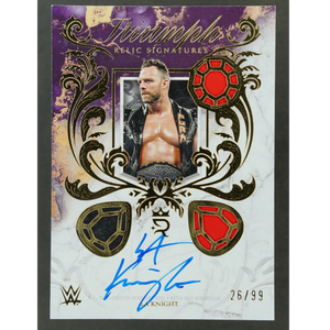 LA Knight 2025 Royalty Triumph Relic Signatures 26/99 #TRS-LAK