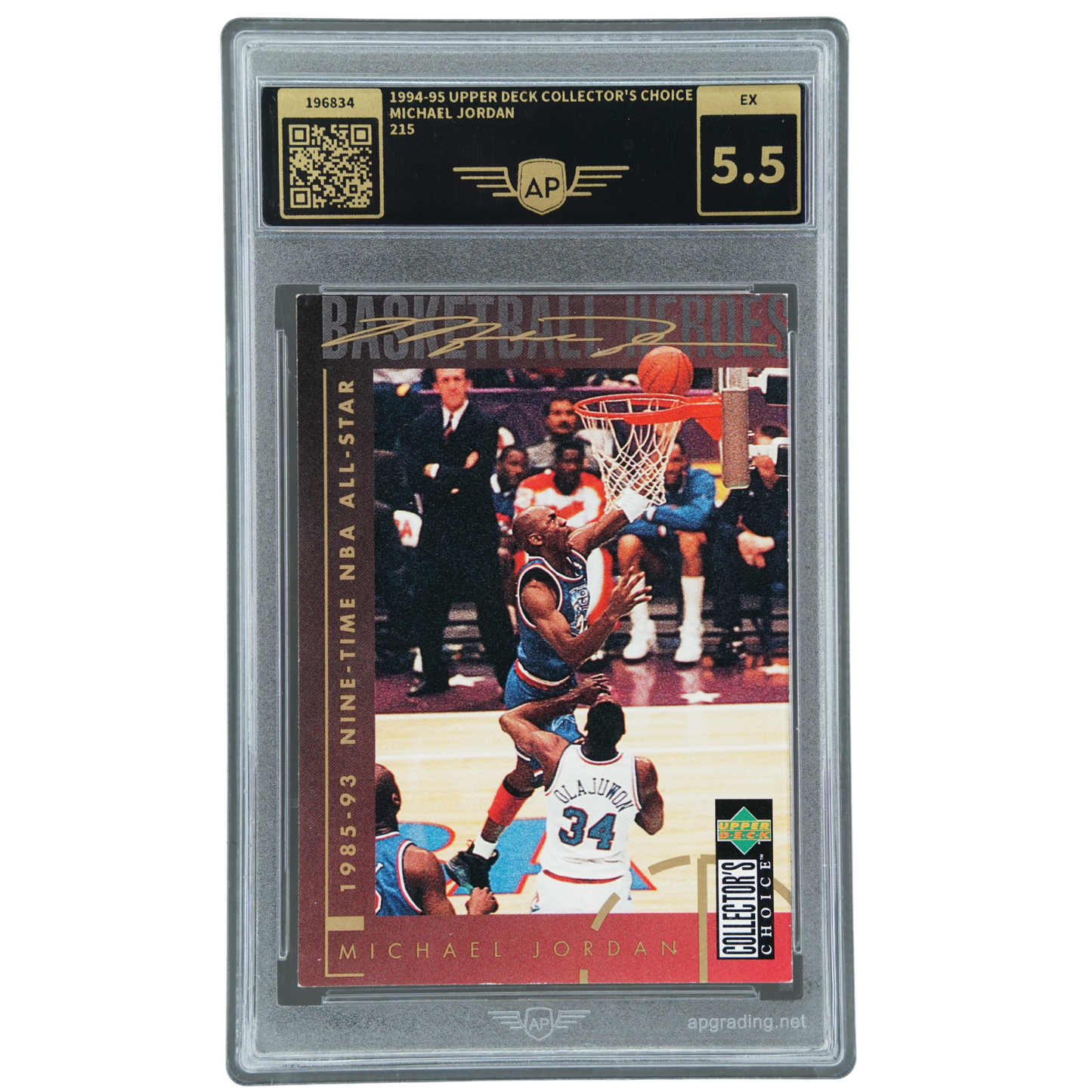 Michael Jordan 1994-95 Collectors Choice AP 5.5 #215