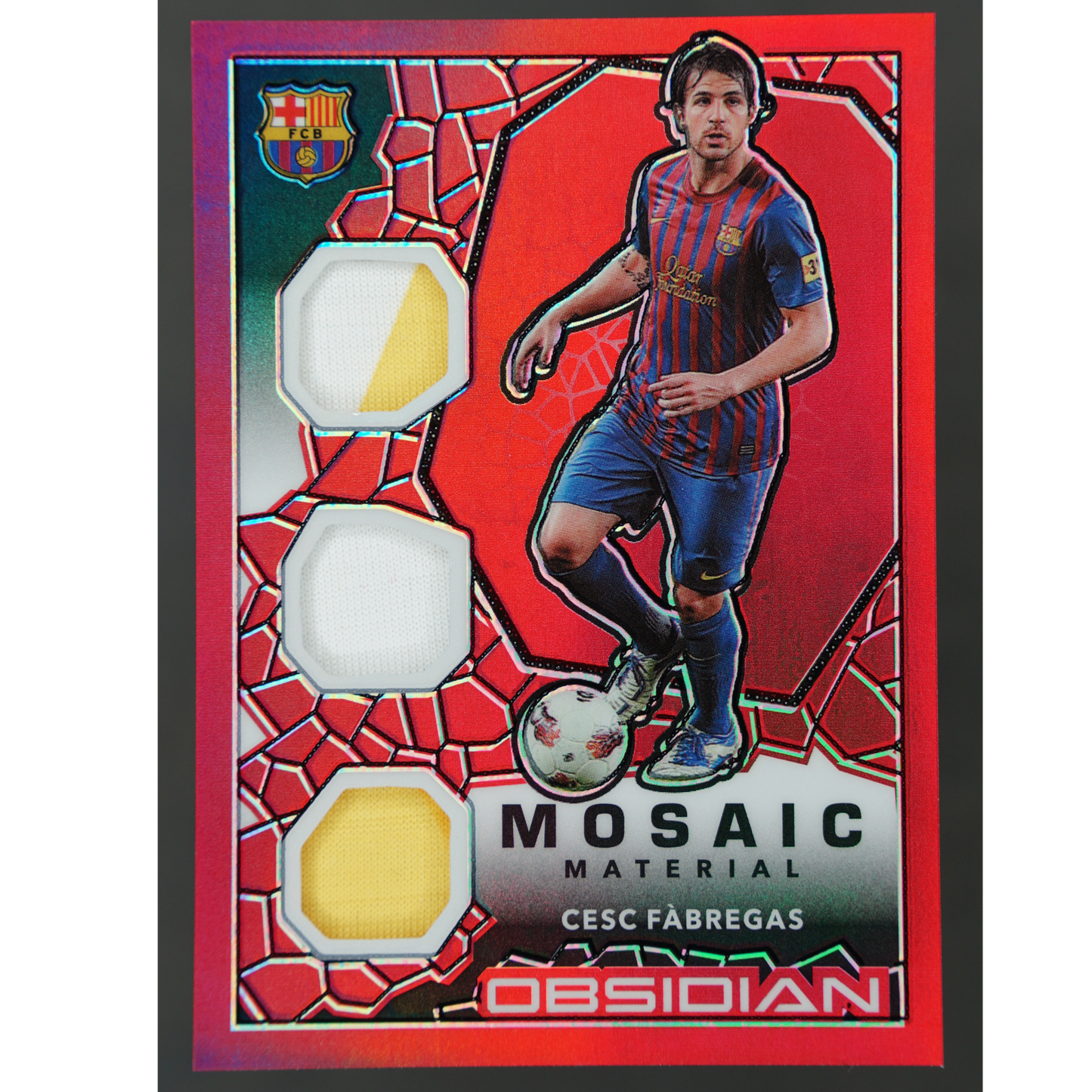 Cesc Fabregas 2020 Obsidian Mosaic Materials Jersey 44/44 #MO-CSC