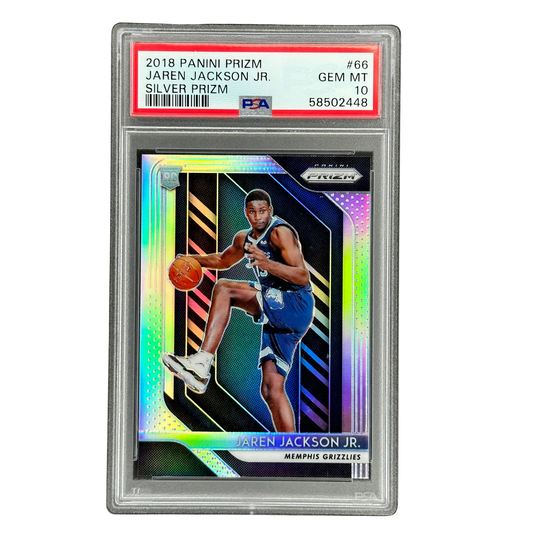 Jaren Jackson Jr. 2018 Prizm Silver RC Rookie Card PSA 10 #66