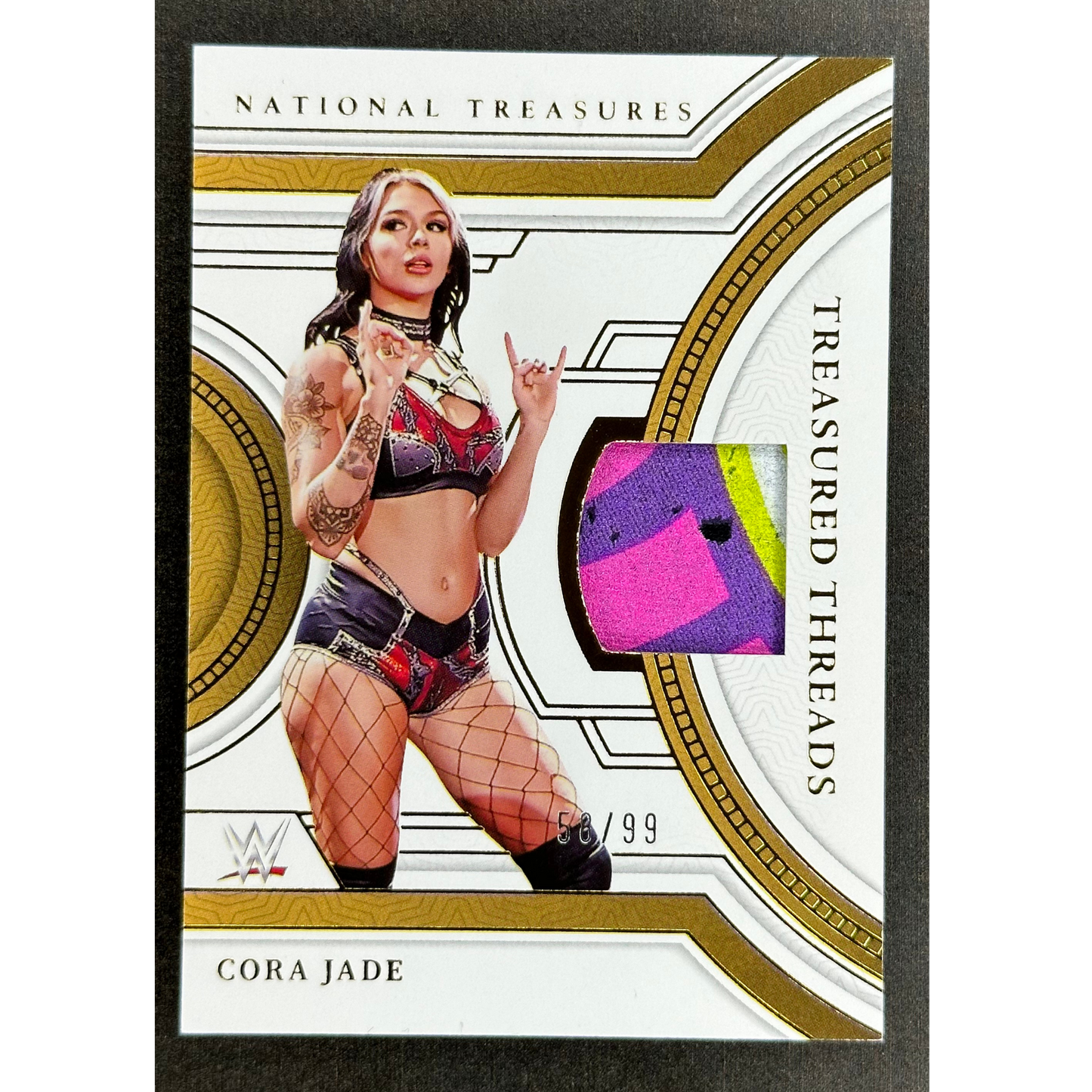 Cora Jade 2024 National Treasures Treasured Threads 58/99 #TT-CJD