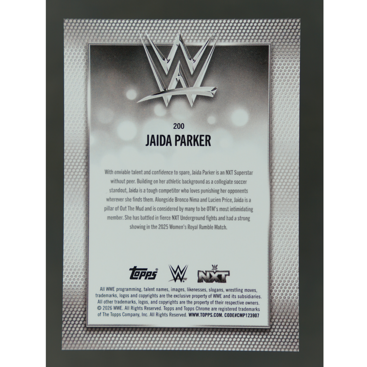 Jaida Parker 2026 Chrome Frozen Fractor -4/0 #200