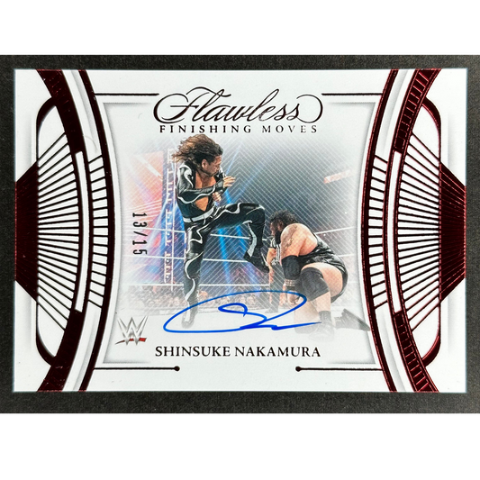 Shinsuke Nakamura 2024 Flawless Finishing Moves Auto 13/15 #FF-SHN