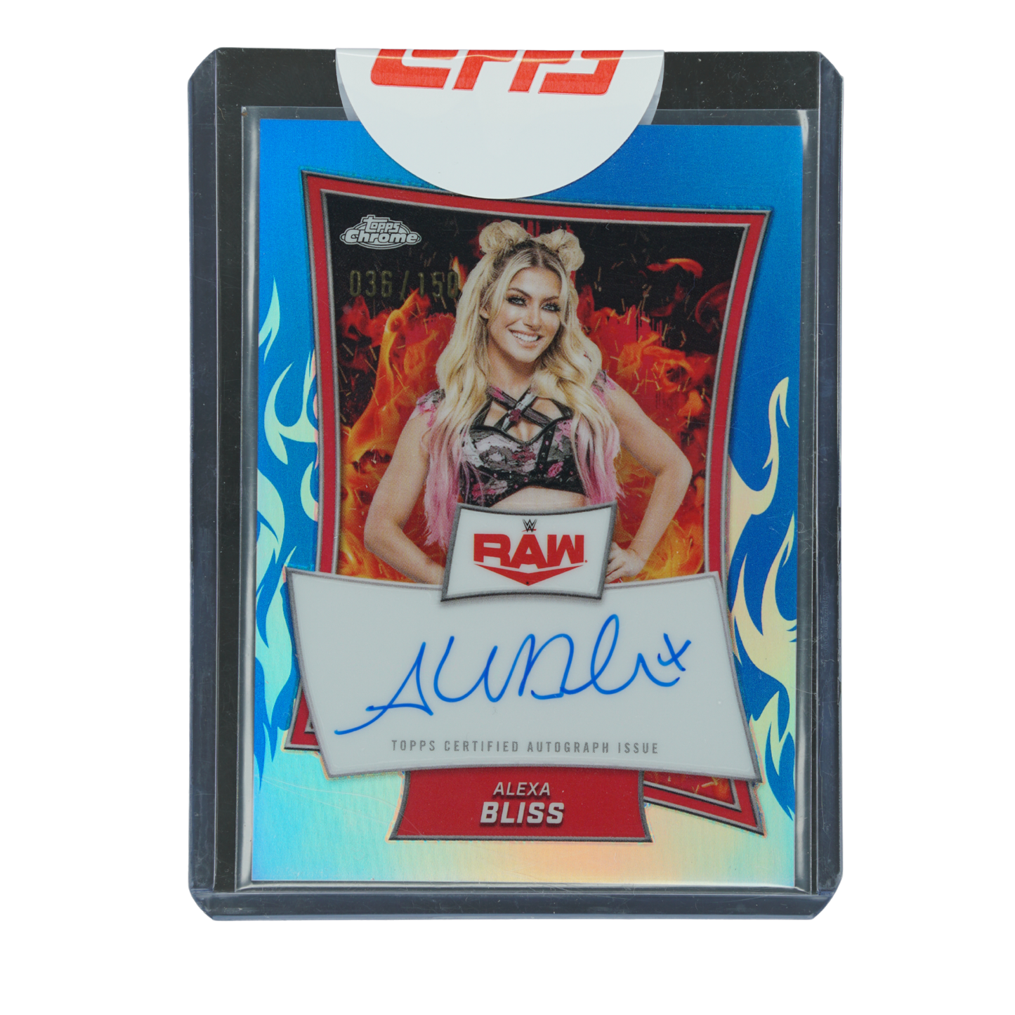 Alexa Bliss 2025 Chrome Red Brand Auto 36/150 #RBA-ALE