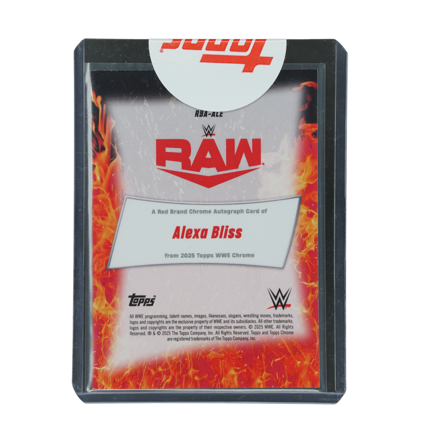 Alexa Bliss 2025 Chrome Red Brand Auto 36/150 #RBA-ALE