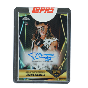 Shawn Michaels 2025 Chrome Hall of Fame Auto 20/175
