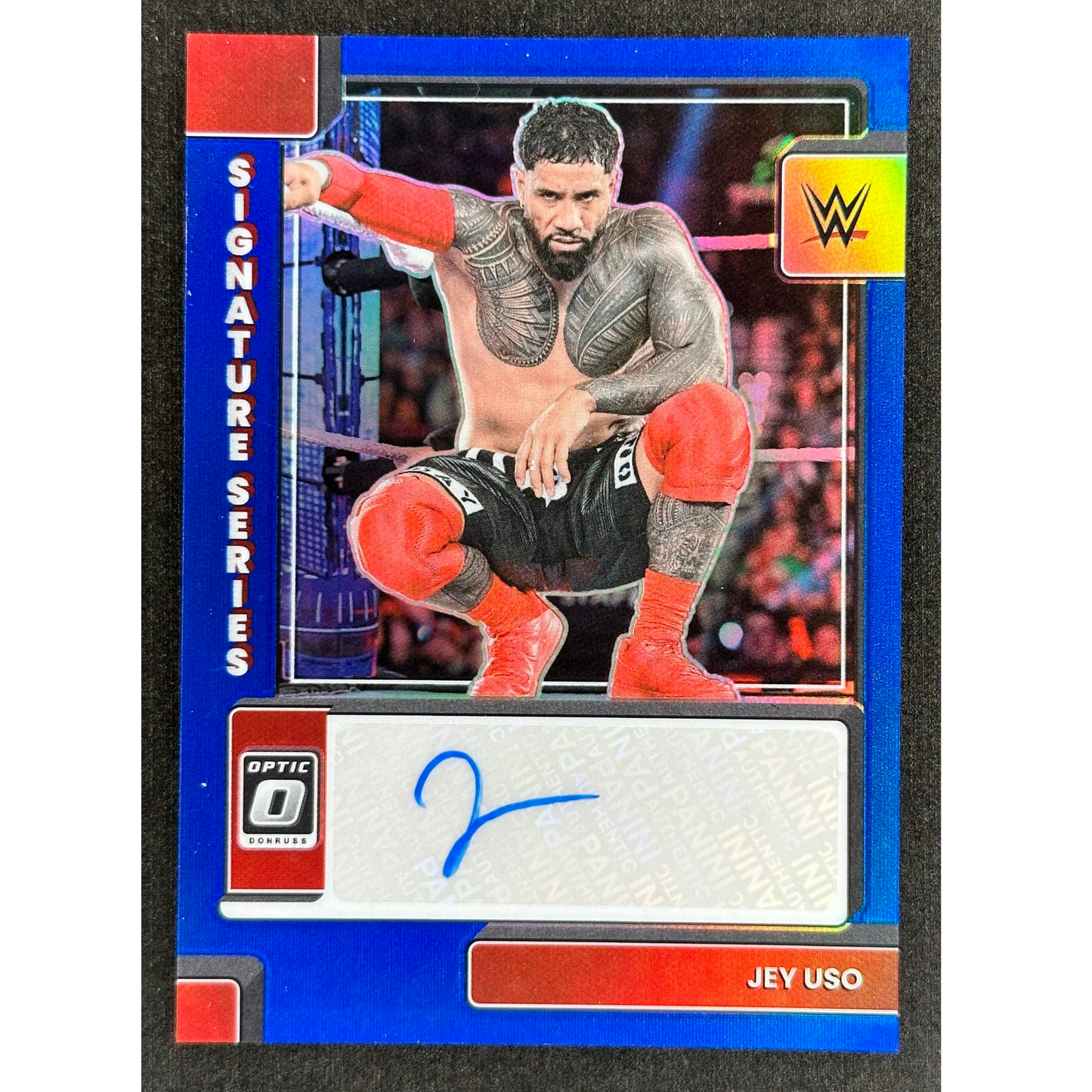 Jey Uso 2023 Optic Signature Series Auto 16/49 #DO-JEY