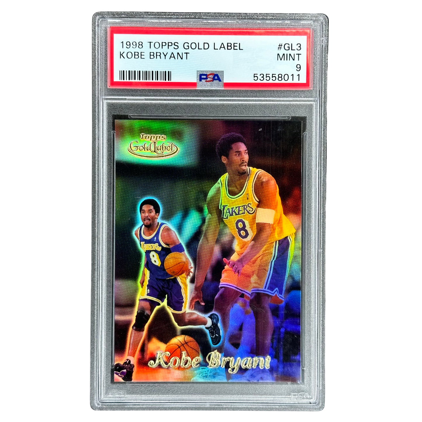 Kobe Bryant 1999 Topps Gold Label PSA 9 #GL3