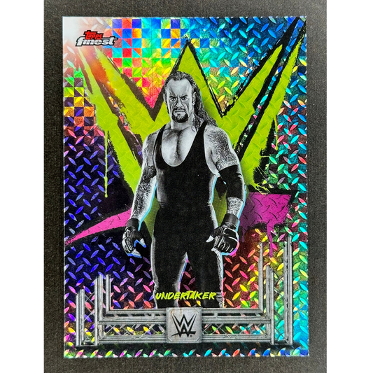 Undertaker 2025 Finest Checkerboard Refractor #87