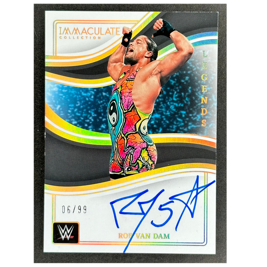 Rob Van Dam 2023 immaculate Legends Auto 6/99 #IL-RVD