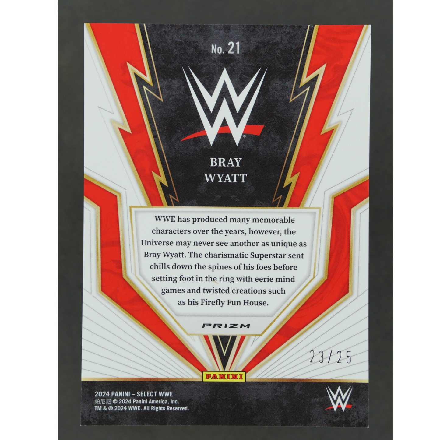Bray Wyatt 2024 Select Turbo Charged Tie-Dye 23/25 #21