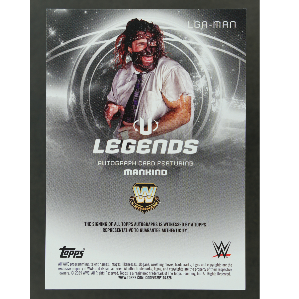 Mankind 2025 Universe Legends Auto #LGA-MAN