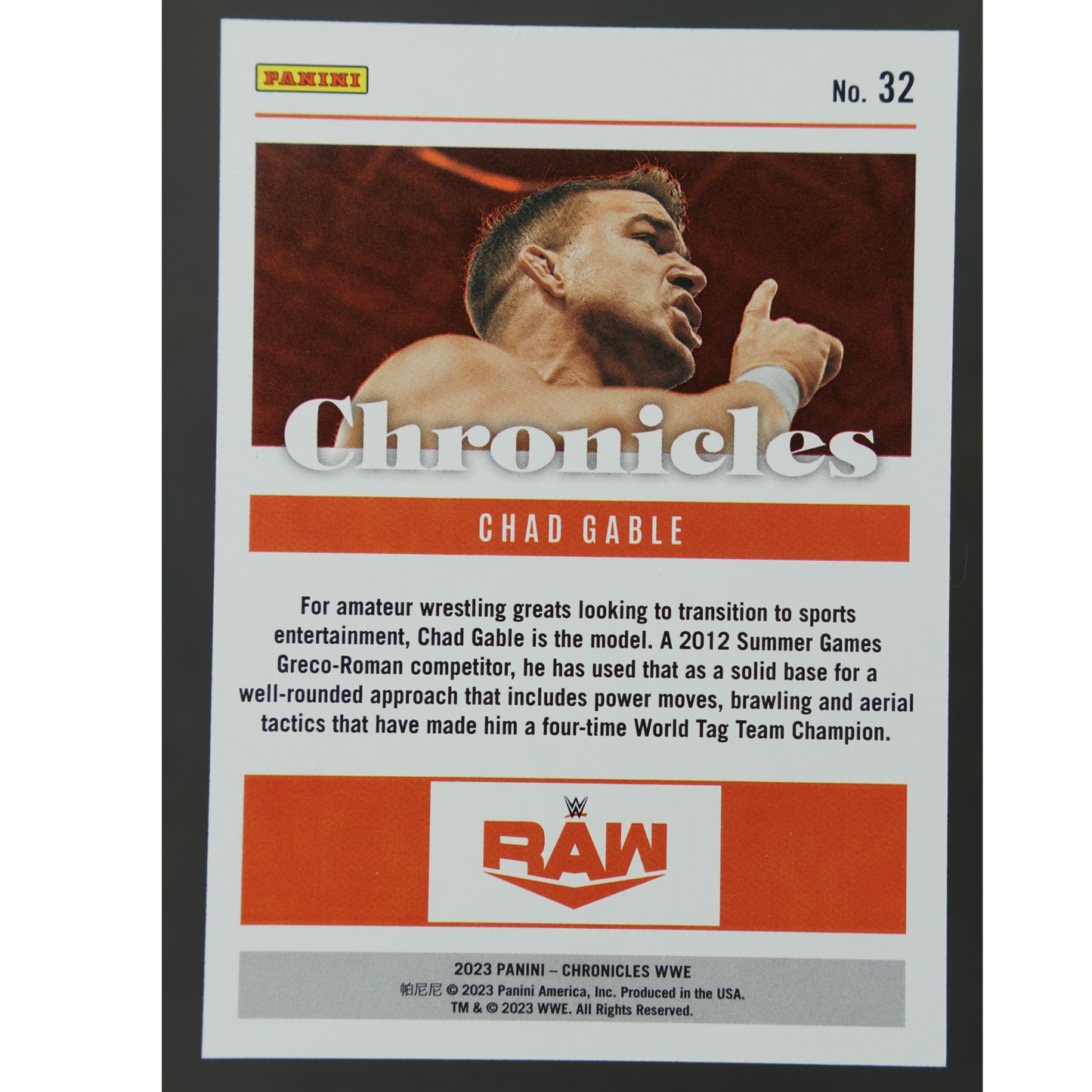 Chad Gable 2023 Chronicles 4/10 #32