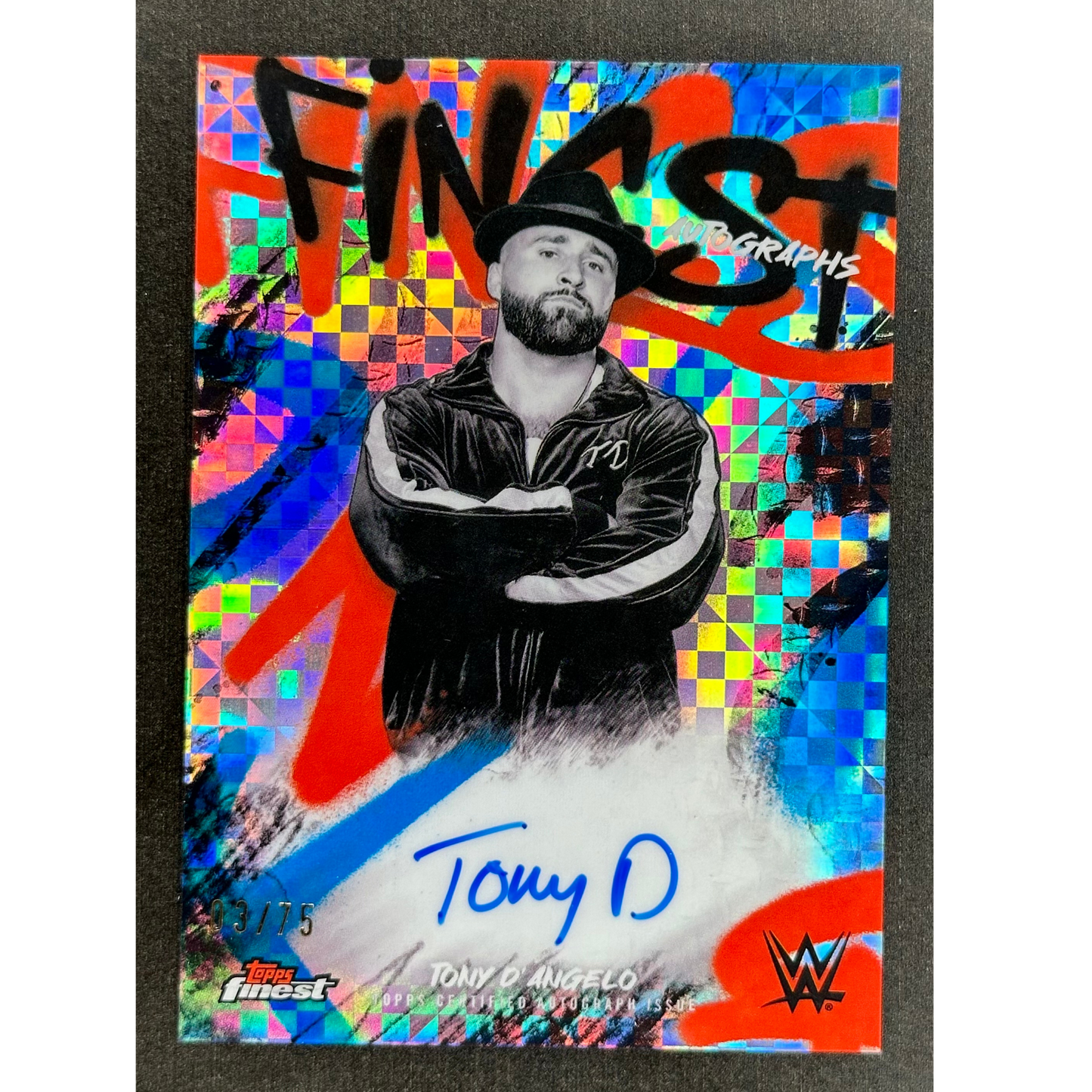 Tony D`Angelo 2025 Finest Autographs 3/75 #FA-DAG