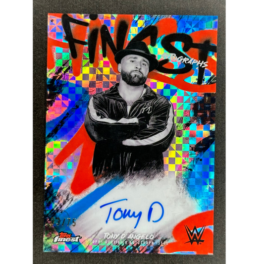 Tony D`Angelo 2025 Finest Autographs 3/75 #FA-DAG