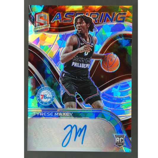 Tyrese Maxey 2020 Spectra RC Aspiring Auto 10/35 #ASP-TYM